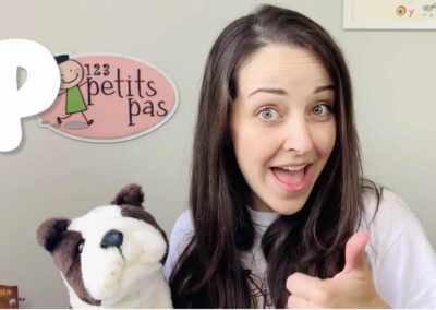 M. M sings the alphabet