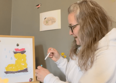 Rubber Boot Craft with Mme Melissa